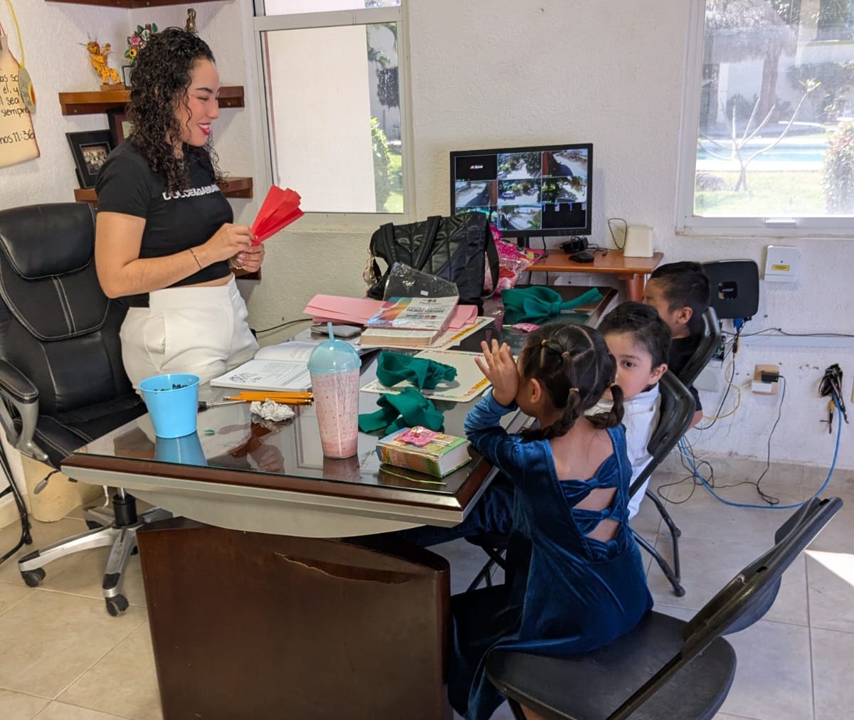 Niños en iglesia