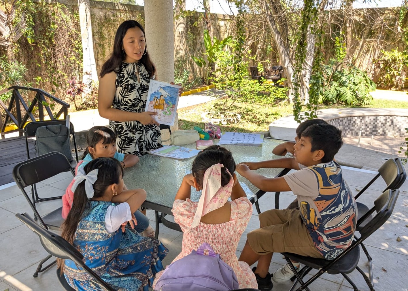 Niños en iglesia